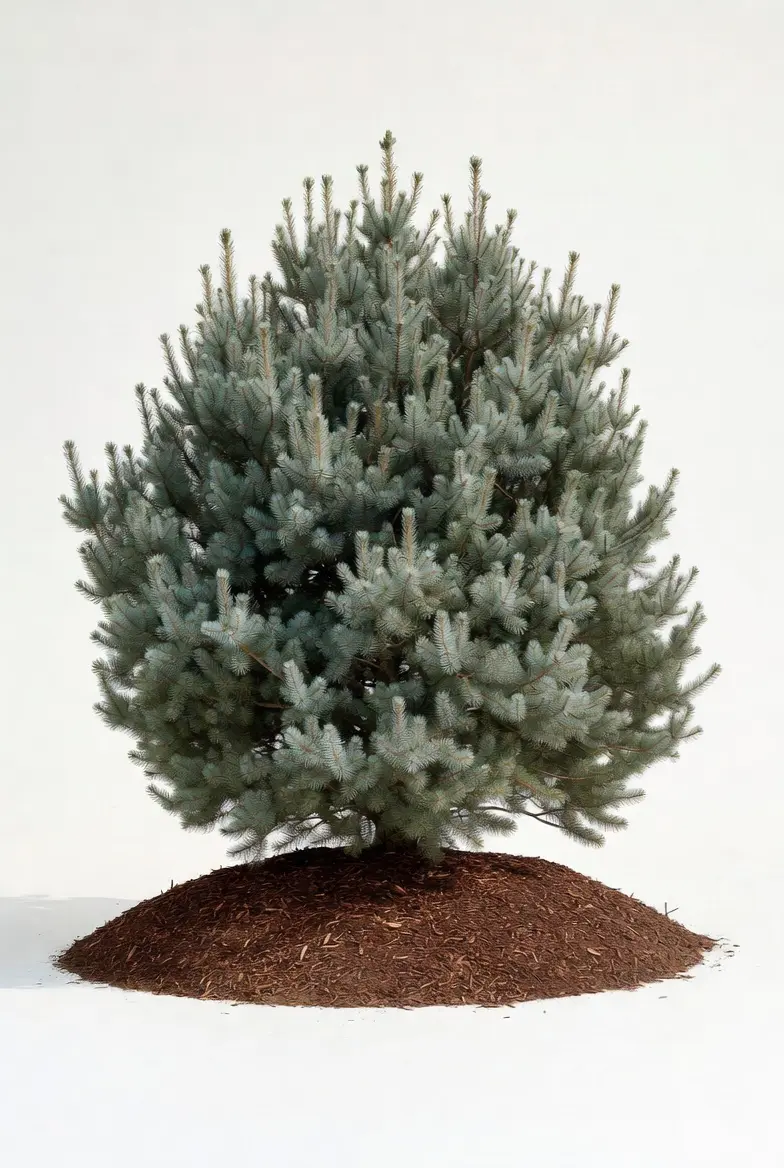 Fat Albert Blue Spruce compact pyramidal tree