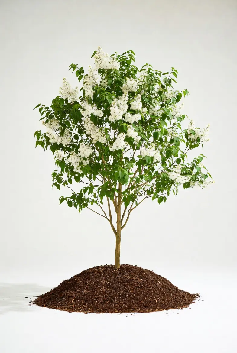 Ivory Silk Japanese Lilac tree in bloom